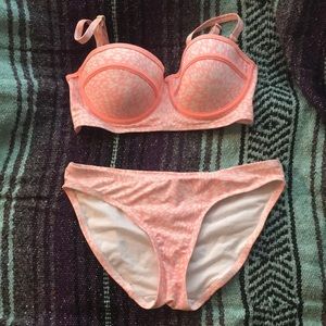 F&F peach swimsuit